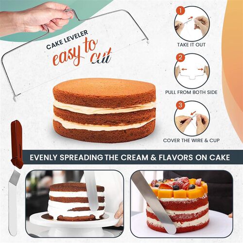 Cake Pan Sets Baking Springform Pans Icing Tips Decorating