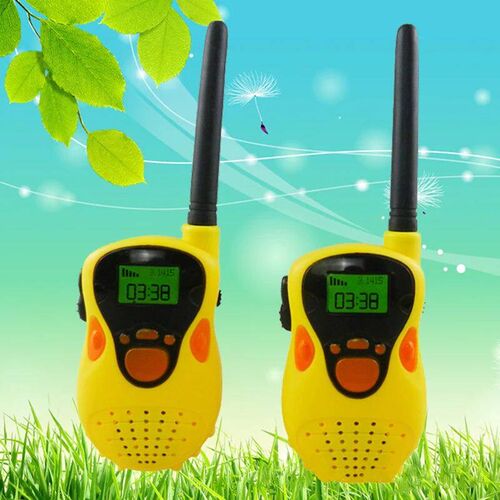 2 pcs 1 Pair Walkie Talkies toy Mini Handheld Portable Child