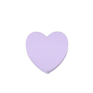 100sheets/pc Memo Pad Solid Color Heart Shaped Notepad for S