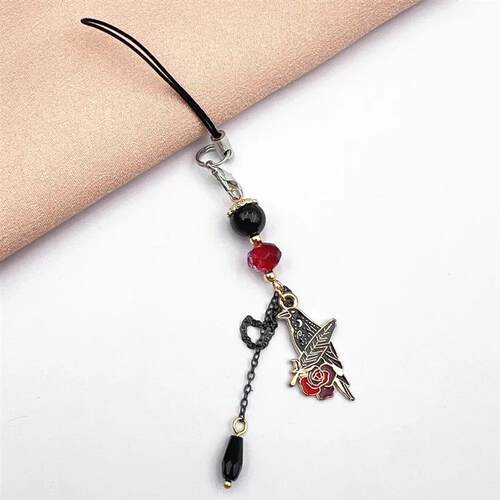 Game Love and Deepspace Sylus Cosplay Keychain Alloy Keyring