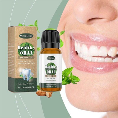 WOODSLEEP Mint Dental Cleaner Oral and Gum Care Drops