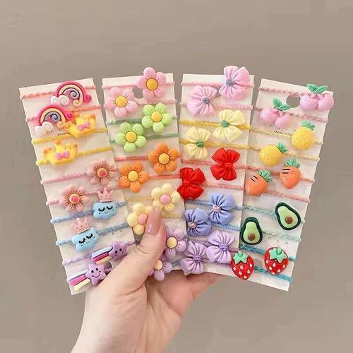 Childrens Small Rubber Tendons Cute Hair-free Cartoon Ba Gi