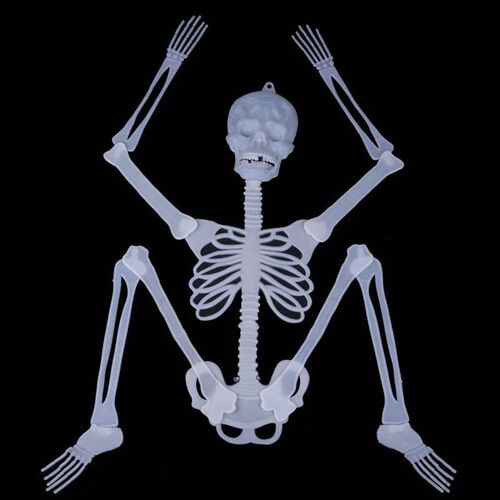 Halloween Hanging Luminous Skeleton Full Body Noctilucent Gh