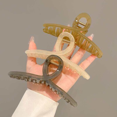 Elegant and Temperament Oversized Grab Clip Womens Hairclip