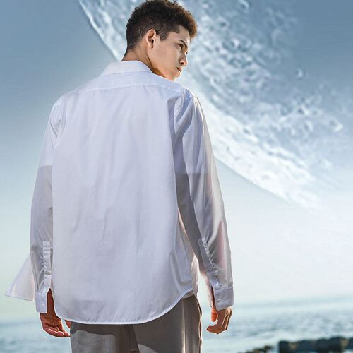 Xinjiang Long-staple Cotton Mens Shirt Mens Loose Casual S