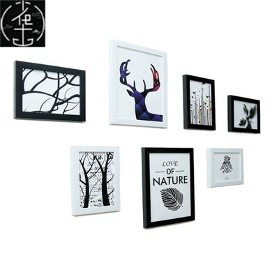 11pcs/Lot Wooden Multi Photo Frame Picture Frames Wall Hang
