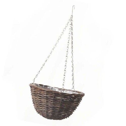 Handmade Woven Hanging Plant Basket Wall Hanging Rattan
