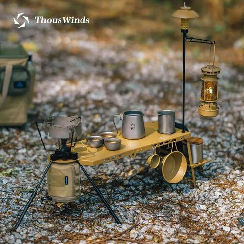 Thous Winds Solo Camping Aluminum Folding Table Lightweight