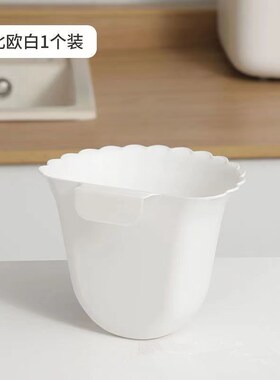 Creative Wallmounted Flower Trash Bin Hanging Kitchen Cabine