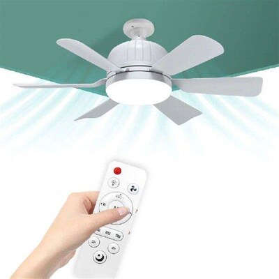 40W LED Fan Lamp with Remote Control Decorative Ceiling