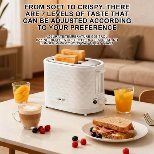 750w English toaster Bread toaster machine 2 slice 吐司机