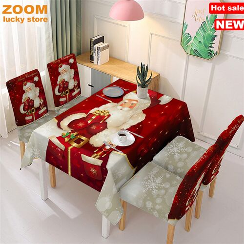 Christmas tablecloth,chair cover,table cloths decorations