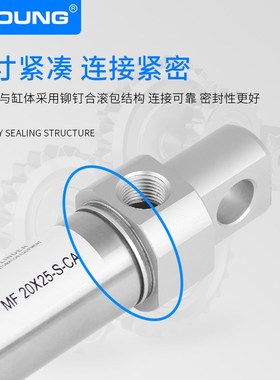 MF32X100-S-C带磁迷你气缸MF32X摆尾型不锈钢迷你气缸MF32X75