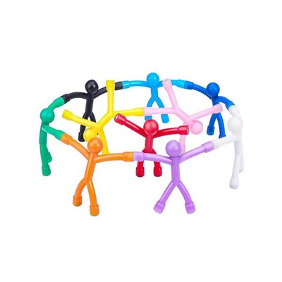 10Pcs Mini Man Magnetic travel toys for kids Rubber Magnet