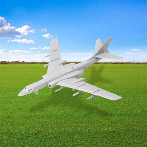 Plane Model Attack Plane Aircraft Toy H 6K for Decoration