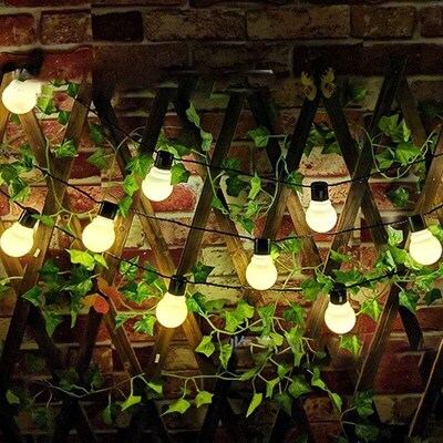 5/7/12M Led Globe Solar Fairy String Lights Christmas Garlan