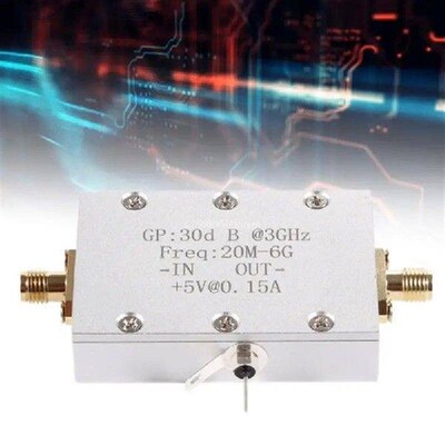 Radio Module, RF Amplifiers 5-20Mhz-6Ghz 30dB Gain