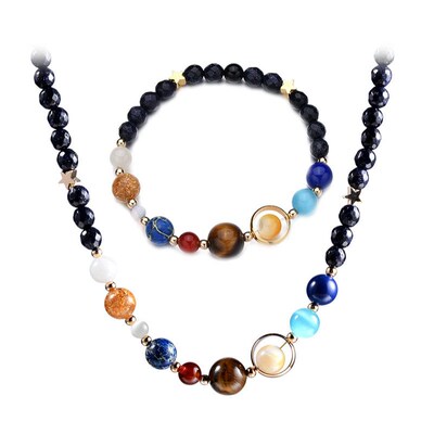 7 Charka Handmade Universe Galaxy Eight Planets Solar System