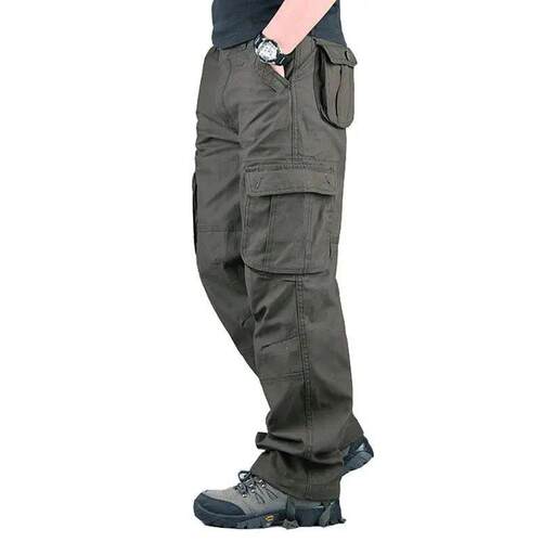 Tactical Cargo Pants Men Cotton Overalls Outdoor Work Trouse