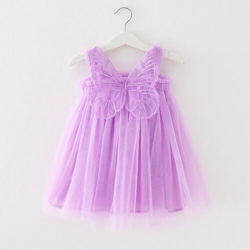 Summer Girl Kawaii Angel Wing Fairy Puffy Dress Toddler Kid