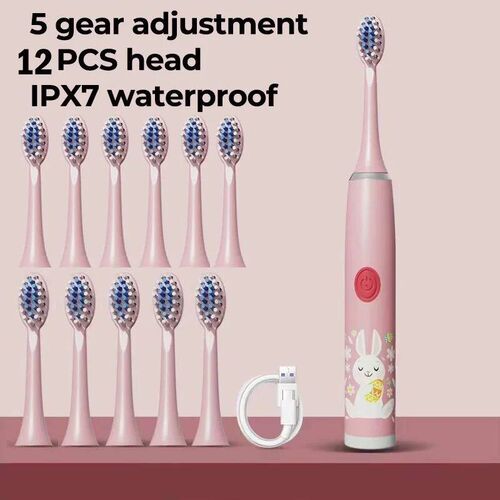 Sonic Electric Toothbrush For Children 12pcs Brush Heads Ult