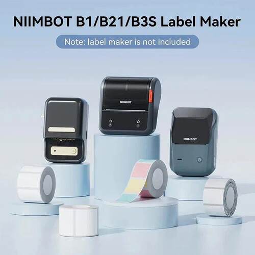Niimbot Thermal Label Paper er Roll White Self-adhesive Pape