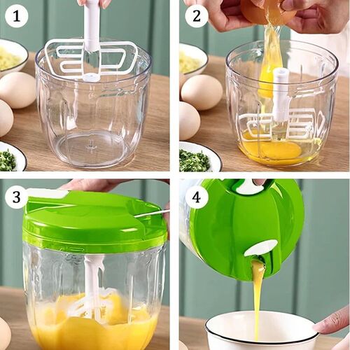 Multi Meat Mincer Garlic Chopper Onion Cutter Rotate Kitchen