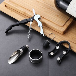 Wine Stopper Beer Bottle Corkscrew Red Lid Tool开瓶器 Opener