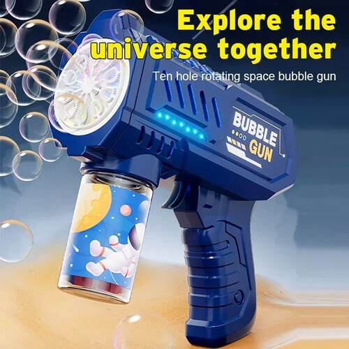 Fully Automatic Bubble Gun Rocket Bubbles Machine Automatic