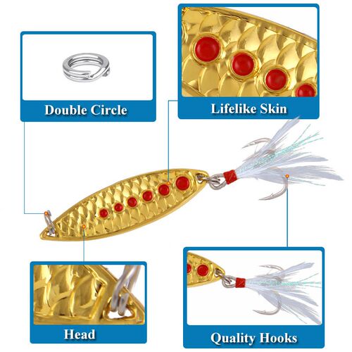 Luya bait leech metal fish scales glitter single hook blood