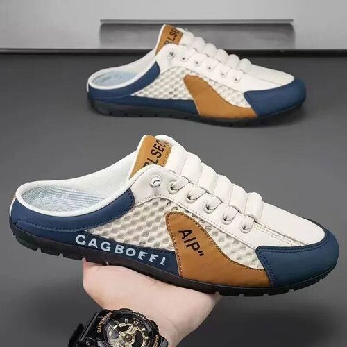 Summer Mens Half Slippers Trendy New Casual Shoe Light Walk