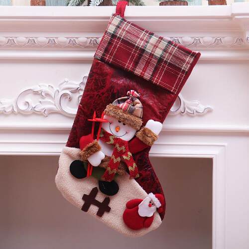 Christmas stocking decorations Santa stockings圣诞袜