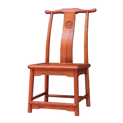 红木小椅子缅甸花梨小官帽椅酸枝实木靠背椅餐椅仿古茶几椅