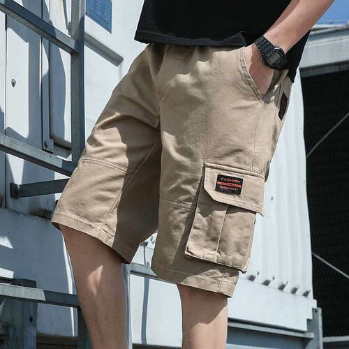 Spring and Summer Tooling orts Mens tendy Five-point Pants