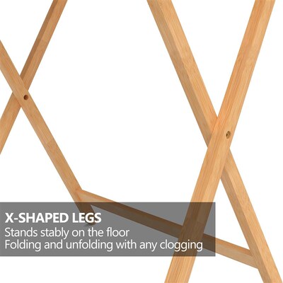 Folding TV Tray Tables Dinner Side Table for Eating at Couch