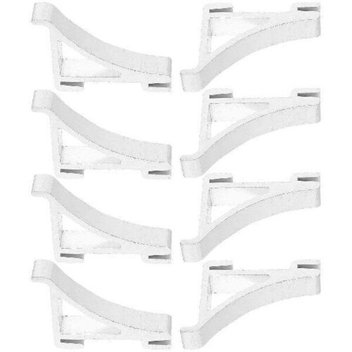 8pcs Freezer Shelf Clips Support Hooks Refrigerator