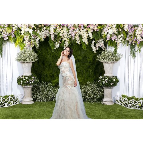 Wedding Scene Party Decoration Photocall Bridal Shower Backd
