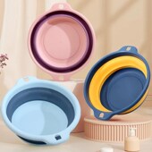 Basin Laundry Plastic Travel Wash Portable Folding Foldable