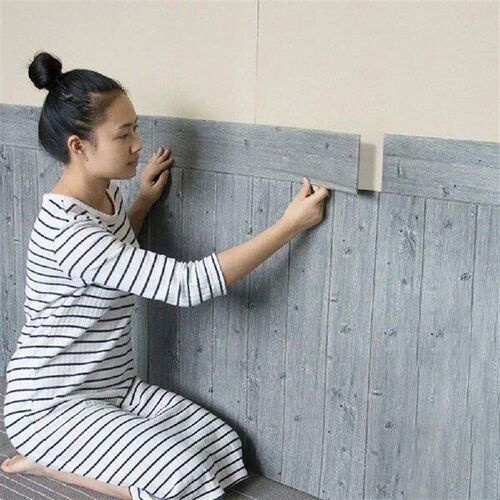 Waist Line Wall Sticker PVC 3D Self Sticker Baseboard