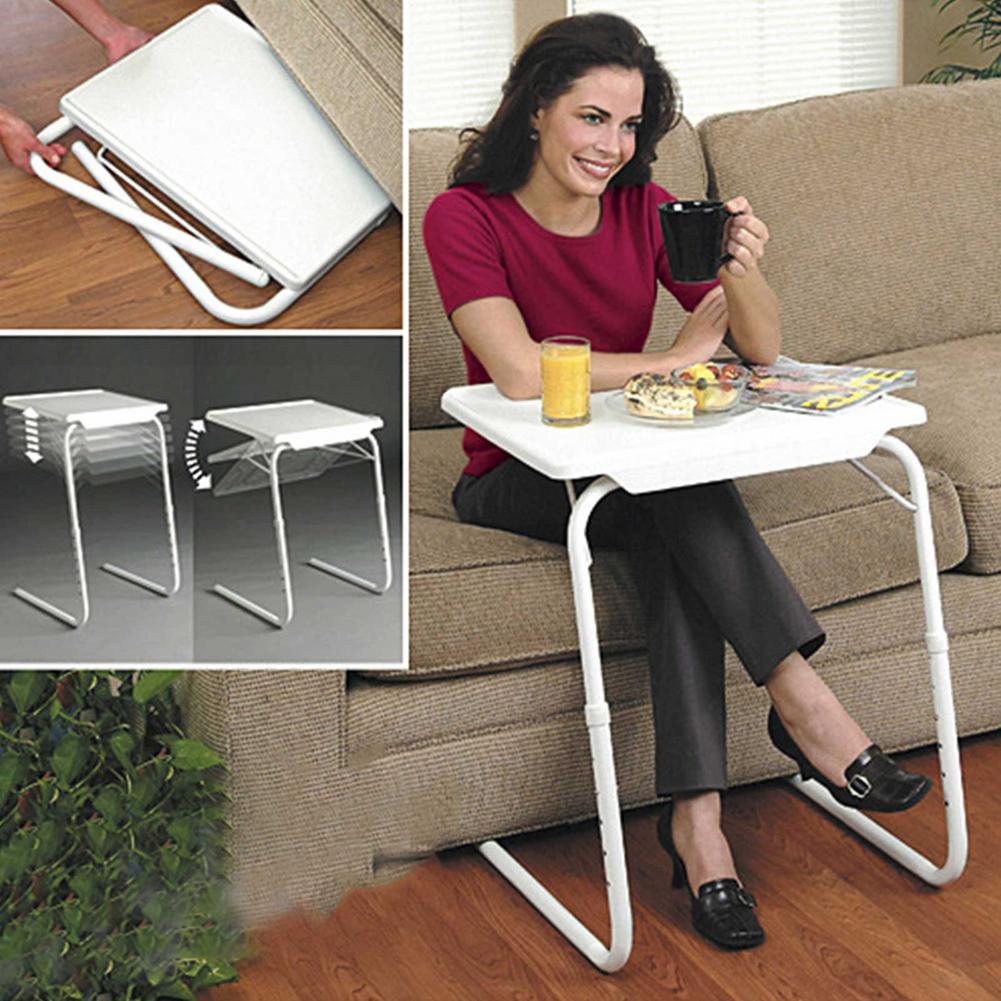 Folding Table Mate TV Dinner Laptop Tray Adjustable Sofa Bed图片