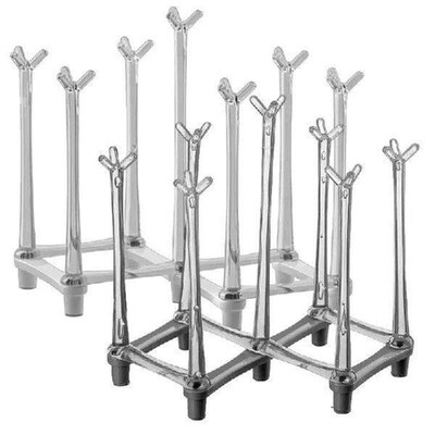 Cup Drying Rack Drinking Glass Drainer Stand Countertop &