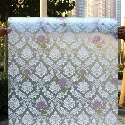 Electrostatic Frosted Glass Sticker, window sticker, moving