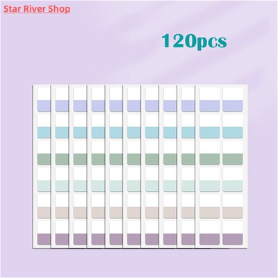 10 Sheets Sticky Index Tabs, Writable File Tabs Flags Notebo