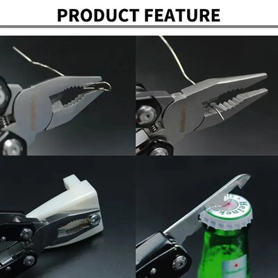 Outdoor Multitool Camping Portable Stainless Steel Edc Foldi