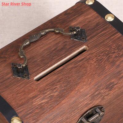 Vintage Treasure Storage Box Piggy Bank Organizer Saving Box