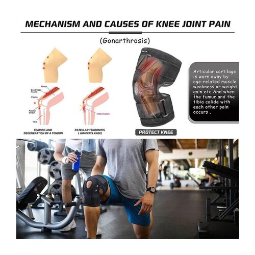 1PC Adjustle Hinged Knee Brace Knee Support Wrap for Menis