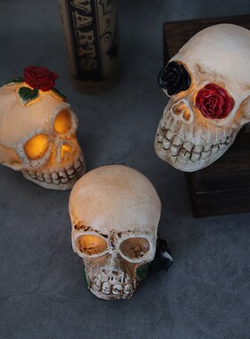 Halloween skull lights LED electronic candle lights pumpkins