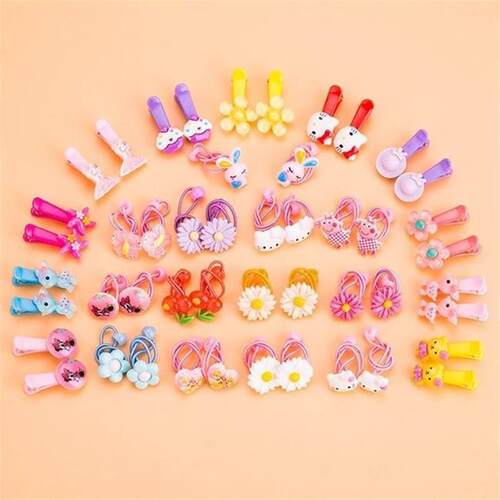 girls, hair clips, baby hairpins, head ropes, boxes, etc