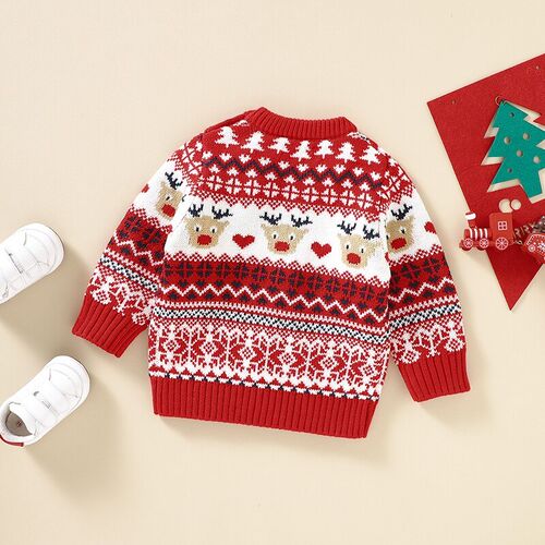 girl Baby Christmas clothes Girls children kids sweater for