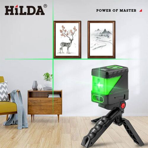 HILDA 2 Lines Laser Level Self Levelling Green Beams Laser H
